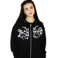 new gothic zip hoodie